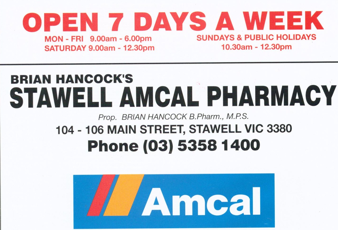 Amcal Logo